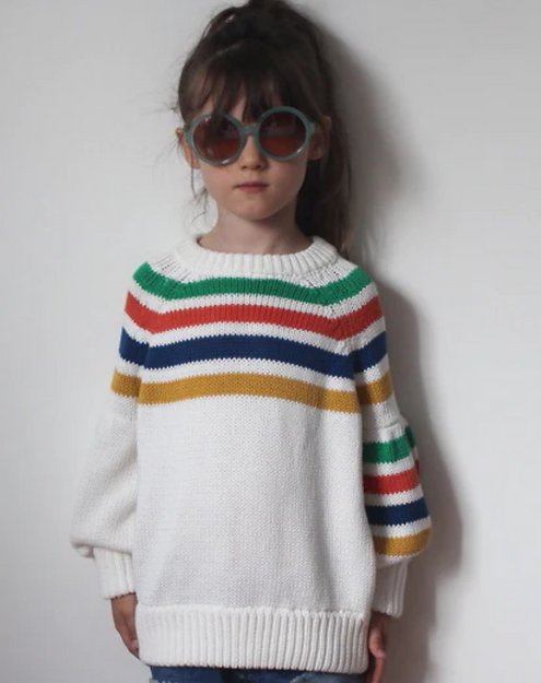 Cozy Rainbow Cotton Jumper for Kids | Dream Nu