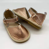 Collection of Sweetheart sandals arranged in a circle